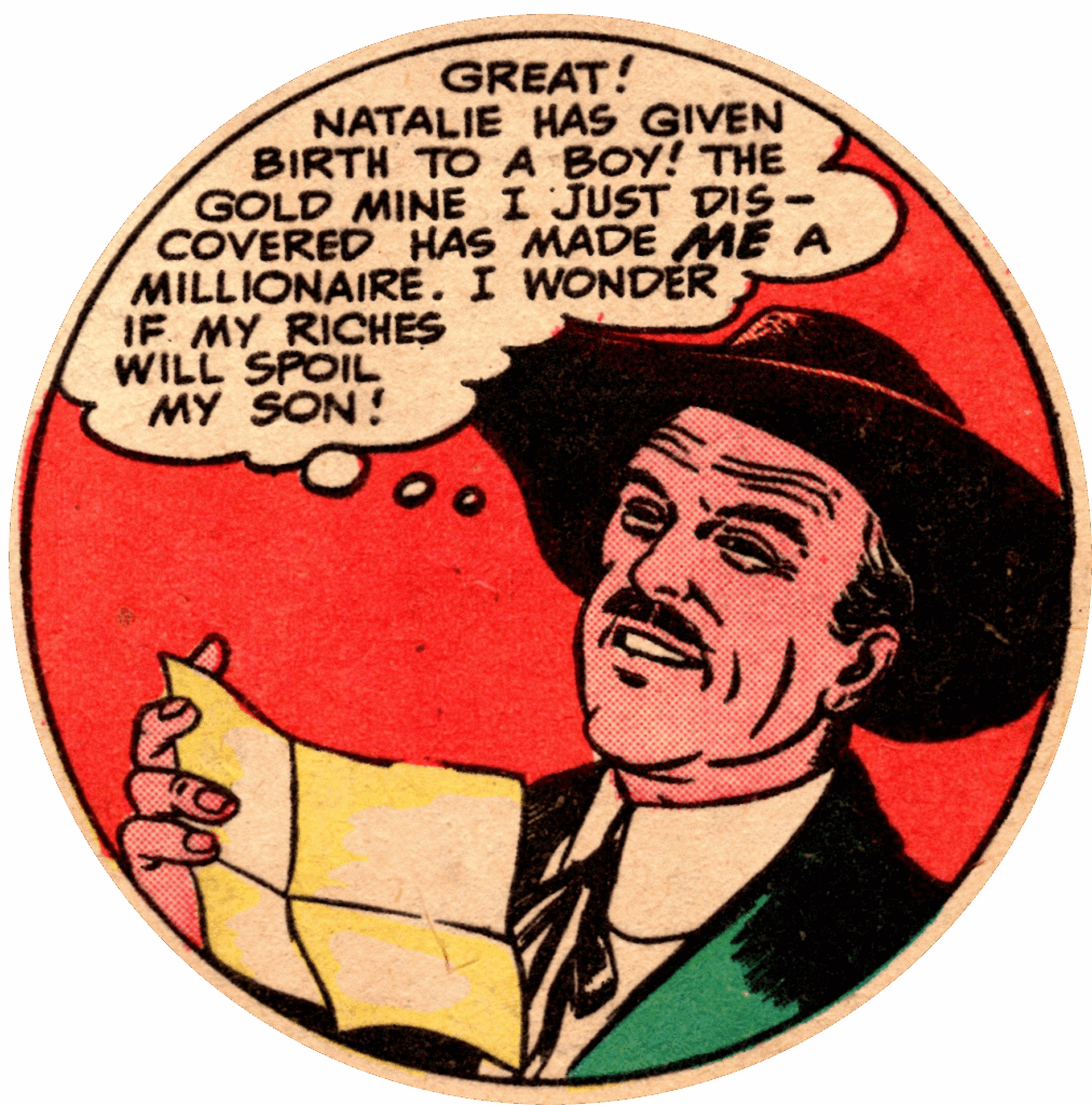 Panel from Real Fact Comics featuring John Hays Hammond Sr.