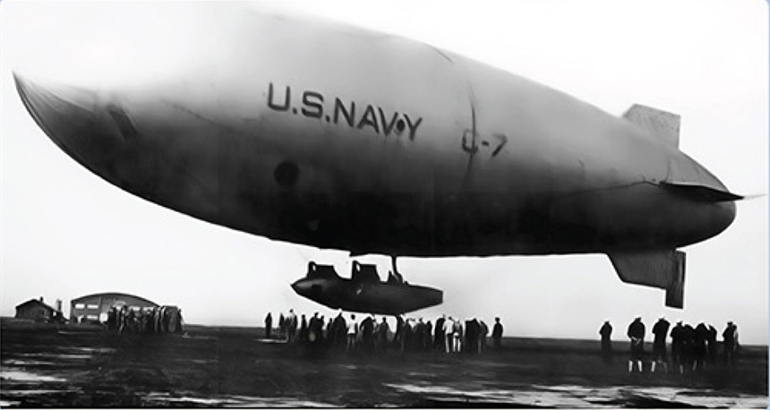 The US C-7 blimp.