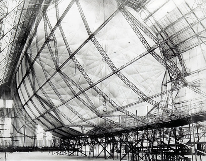 The ZR-3 under construction.