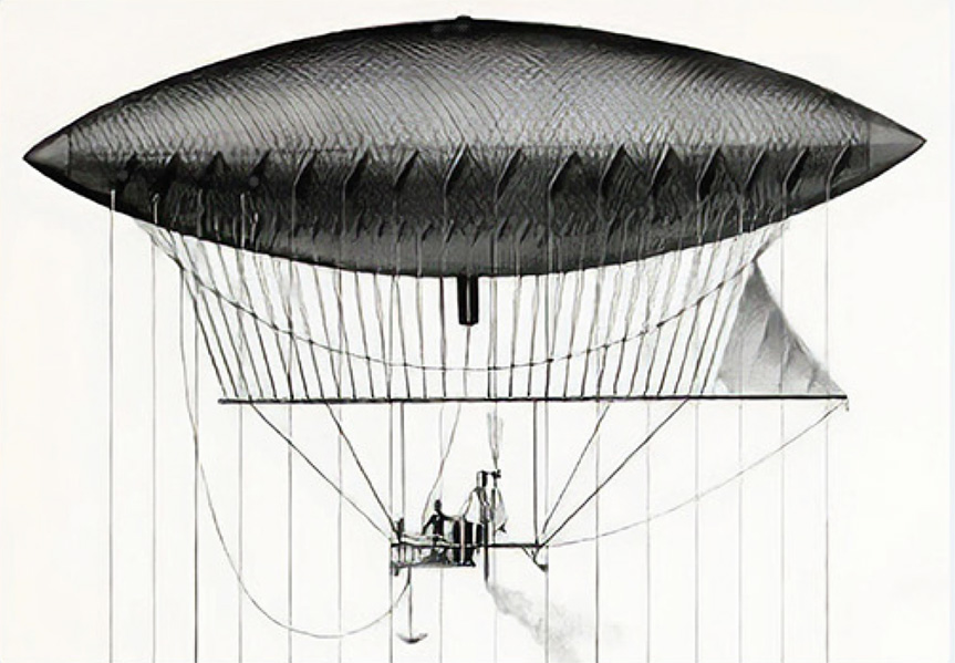 Henri Giffard's airship.
