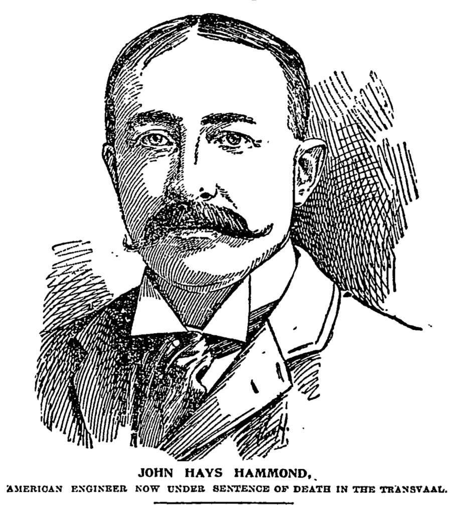 Sketch of John Hays Hammond Sr. from 1896